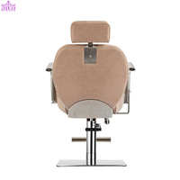 Nouveau Style De Luxe Rose Blush Rembourrage Maquillage Chaises Inclinables Style Chaise De Barbier Coiffeur Styliste Chaise De Salon De Beauté