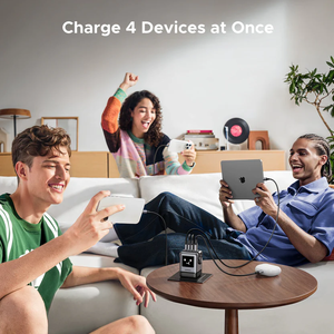 <span class=keywords><strong>Cargador</strong></span> UGREEN Uno 100W GaN de <span class=keywords><strong>4</strong></span> Puertos USB C PD3.0 PPS UFCS con Pantalla TFT y Base Magnética, Adaptador de Carga Rápida para MacBook, iPhone, <span class=keywords><strong>iPad</strong></span> - Product Image 4