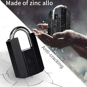 Cadenas intelligent robuste à empreinte digitale, étanche IP67, Bluetooth, antivol, contrôle par application pour salle de sport, clôture, abri, piscine, unité de stockage - Product Image 5