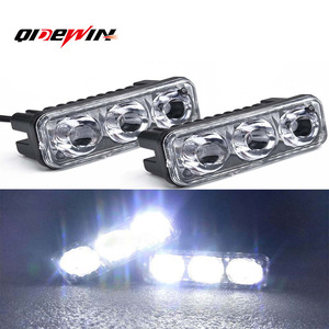 ไฟเดย์ไลท์ QIDEWIN 3LED 3000Lm สำหรับกระจังหน้ารถยนต์ พร้อมฟังก์ชั่นไฟถอยหลัง - Product Image 1