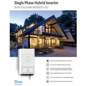 Haute qualité 3.6Kw 5Kw 6Kw monophasé lumière du soleil énergie système solaire hybride pour usage domestique système de stockage onduleur solaire - Product Image 2