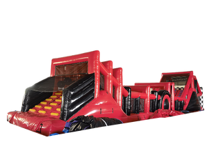 Precio de Fábrica, Inflables Gigantes Comerciales, Pista de Obstáculos Roja de 82' para Carreras de Autos, para Alquiler <span class=keywords><strong>en</strong></span> Eventos al Aire Libre e Interiores - Product Image 1