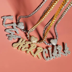 Jewelora — collier personnalisé avec nom et pendentif <span class=keywords><strong>en</strong></span> forme de cœur, pendentif <span class=keywords><strong>en</strong></span> lettres et <span class=keywords><strong>mots</strong></span> <span class=keywords><strong>en</strong></span> zircone, cadeau Unique pour <span class=keywords><strong>elle</strong></span>, 2021 - Product Image 1