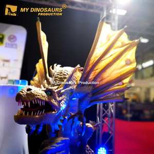 <span class=keywords><strong>MY</strong></span> DINO Mechanical Flying <span class=keywords><strong>Life</strong></span> Size <span class=keywords><strong>Robot</strong></span> Dragon Estatua - Product Image 1