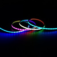 Bande lumineuse LED néon flexible en silicone ultra-fine 4*3mm DC5V USB RGBIC WS2812 IP67 étanche et adressable pour la décoration de voiture DIY