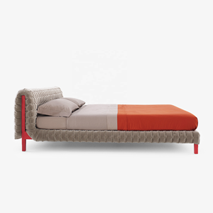 Offre Spéciale de chambre à coucher rembourrée Royal Lovely de haute qualité dernière maison contemporaine <span class=keywords><strong>Italia</strong></span> lit design de luxe moderne - Product Image 4