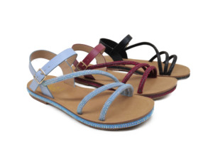 รองเท้าแตะแบบสวมเปิดนิ้วเท้า สไตล์เกาหลี ยอดนิยม ขายส่ง พื้น PU กันลื่น สวมใส่สบาย ระบายอากาศได้ดี เหมาะสำหรับใส่กลางแจ้ง บุด้วยผ้า PUL สำหรับฤดูร้อน - Product Image 2