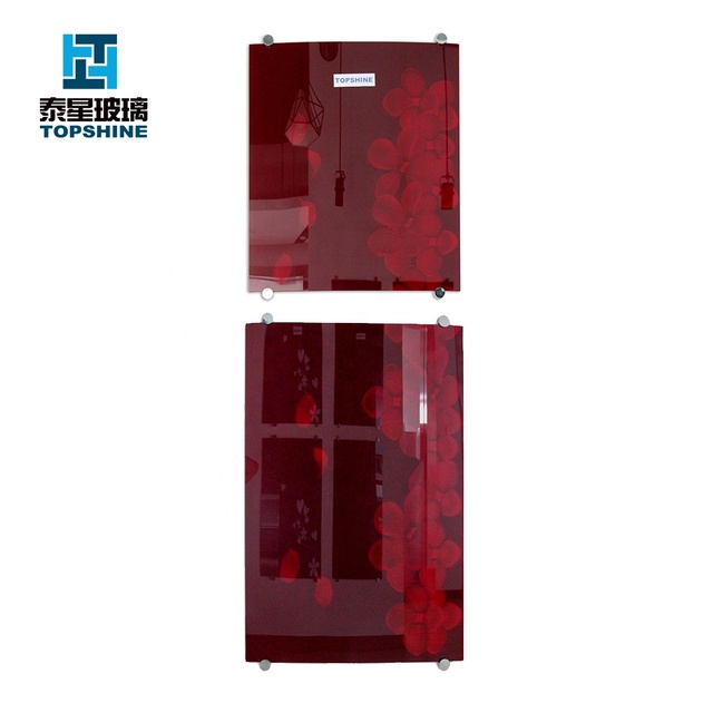 Tempered Silk Screen Printing Glass Panel for Refrigerator