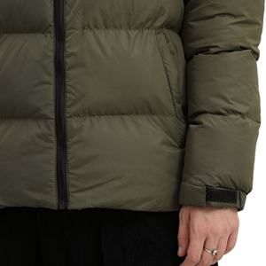 Winter Clothes Colorblock Down <b>Jacket</b> for Men With Magic Tape Cuffs & Drawstring Hem - Product Image 5