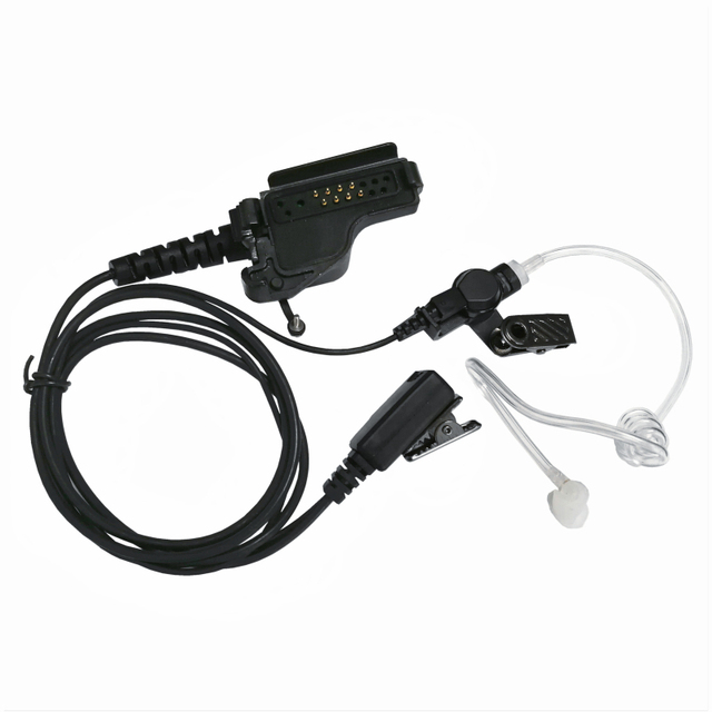 Walkie Talkie PTT Mic MTX9000 HT1000 XTS2500 Air Tube Plug Earpiece Earphone