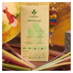 Pajitas de Arroz Diseñadas para Brindar Soluciones Biodegradables para Beber en Cafeterías, Restaurantes y Marcas de Bebidas - Product Image 1