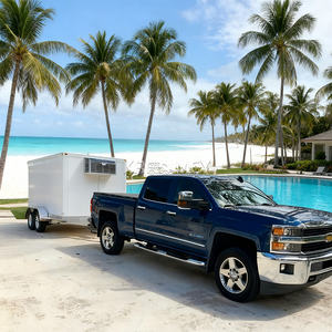 Street Vending Mobile <b>Ice</b> Cream Movable Refrigeration Units Concession Truck Carts Food Trailers Refrigerator Cooling Trailer - Product Image 4