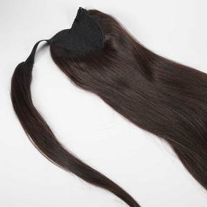Natural Clip-in Long Hair <strong>Extension</strong> Raw Unprocessed Ponytail Long Ponytail Hair <strong>Extensions</strong> Straight Customized Color - Product Image 4