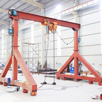 Grue portique mobile de 5 tonnes, grue portique télescopique portable de 500 kg