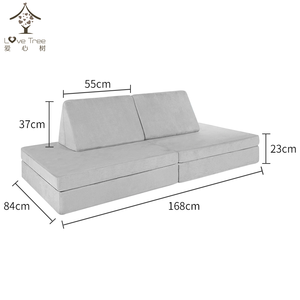 TenderPlayful New Baby Princess Sponge Soft Kids Modular Play Couch <strong>Sofa</strong> <strong>Foam</strong> - Product Image 2