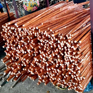 Machine de fabrication de balais portables 2-en-1 en PVC enduit, écologiques, imperméables, avec manche en bois court et pelle à poussière souple à dents, du Vietnam - Product Image 2