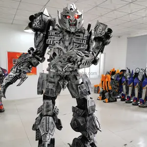 2022 New Design Transformers Robot Costume Robot Armor Wearable Led Robot Transformer Mascot Costume