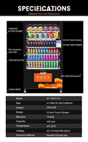 Distributeur automatique de snacks en gros avec écran tactile et tri intelligent