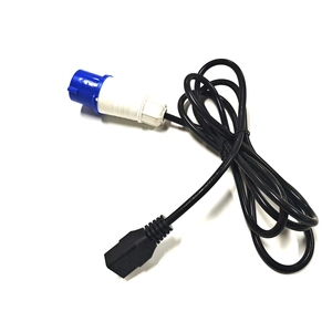IEC320 C19 vrouwelijke naar EN60309 16A blauwe <span class=keywords><strong>Commando</strong></span>-stekker industriële voedingskabel, zware uitvoering, voor serverrack, PDU, UPS - Product Image 4