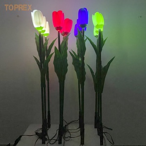 Toprex <span class=keywords><strong>Fiori</strong></span> di Tulipano Artificiali LED Realistici di Alta Qualità per Decorazioni Natalizie, Matrimoni <span class=keywords><strong>e</strong></span> Pareti - Product Image 2