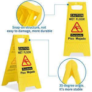 Señal de seguridad de advertencia para Hotel, tablero de plástico sin soporte de estacionamiento, Bandera de suelo, señales de advertencia, barrera de carretera - Product Image 6