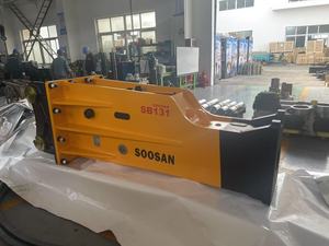 Martillo Hidráulico de Servicio Pesado SB131 con Cincel de 165 mm para Excavadoras CAT 336, PC400 y Volvo EC360 |   Martillo Silenciado Tipo Caja, Precio - Product Image 4