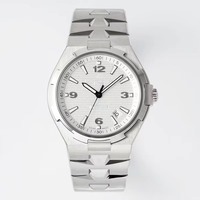Montre de sport de luxe pour homme, design icônique, acier inoxydable 316L, cadran argenté, fonction date, luminescente, automatique, mécanique