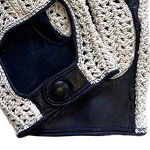 Gants de conduite professionnels en cuir respirants, antidérapants, à doigts entiers, conçus sur mesure par un fabricant de premier plan, en vente - Product Image 4