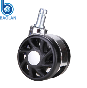 OEM 2,5-Zoll-Rollen 60mm schwarze Nylon-Lenkräder mit einstellbarer Funktion für Möbel jeder Art - Product Image 3