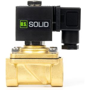 U.S. Solid 3/4 in Brass Solenoid 12V DC Normally Closed With <b>Seal</b> for Water Control USS-01002 General Purpose Soleno - Product Image 2