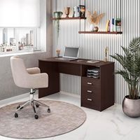 Mobil Bureau d'ordinateur classique avec plusieurs tiroirs mobilier de bureau simple