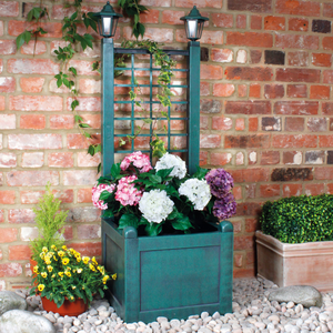 <strong>Trellis</strong> <strong>Planter</strong> <strong>With</strong> Solar Lanterns - Product Image 3