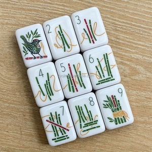 Juego de Mahjong Americano de Acrílico de 7 Capas, Diseño Walk With Me, Tallado a Mano, 160 Fichas de Mahjong de Lujo Personalizadas - Product Image 4