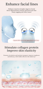 Mini appareil de beauté à micro-courant pour usage domestique, en matériau ABS, pour le massage du visage, l'élimination du double menton et le lifting cutané - Product Image 4