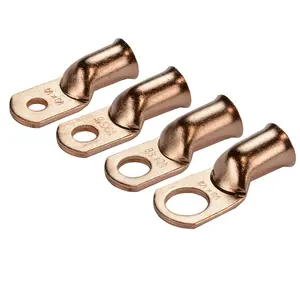 ZWG AWG U.S. standard T2 copper terminal block copper nose terminal copper tube terminal for battery