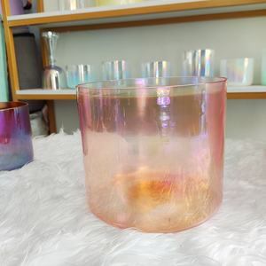 Cuenco de Cristal Transparente, Cuencos de Cristal de Cuarzo de Color Chakra, Instrumentos de Sanación por Sonido - Product Image 5