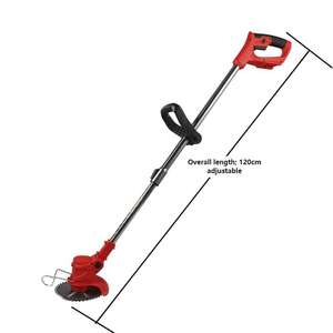 Tondeuse à <span class=keywords><strong>gazon</strong></span> multifonctionnelle pliable sans fil de qualité industrielle - Tondeuse à roues rétractables portable avec batterie lithium-ion pour paillis d'herbe - Product Image 4