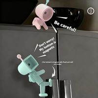 Lampe de chevet magnétique mini robot à piles, lampe de lecture de bureau, lumière d'ambiance, style européen