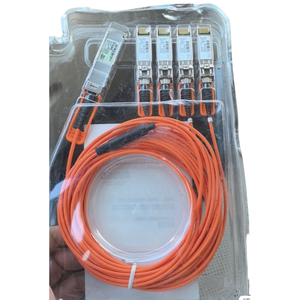 Cable de Fibra Óptica Activo Vision QSFP-4X10G-AOC3M= 40G QSFP a 4x10G SFP QSFP-4X10G-AOC3M= - Product Image 2