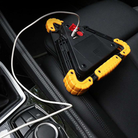 High Brightness LED Emergency Tool Kit Portable Traffic Signs Warning Triangle Black&Yellow Plastic for Vehicle Safety