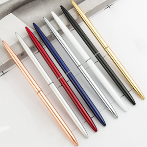 Bolígrafo Fino de Papelería de Oficina BECOL de Oro Rosa, Bolígrafo de Metal de Lujo de Acción Giratoria con Logo Personalizado para Regalos - Product Image 1