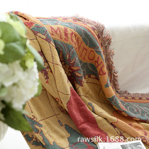 Hoogwaardige Jacquard Geweven Dekens Voor Camping Gebreide Worp Deken Met Unieke Patronen Ab Zijkanten Bohemian Tapijt - Product Image 5
