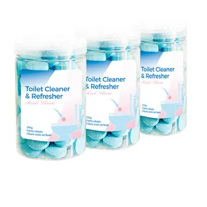 Natural Automatic Alternative to Bleach Tablets in Toilet Eco Friendly Toilet Bowl Cleaner Tablets