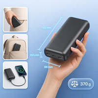 Batterie externe 20000mAh, charge super rapide 22.5W, double USB-A, type-C PD20W, chargeur portable pour iPhone, Android, tablette