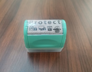 Tùy biến con lăn tem wes R-1840 không giới hạn tái mực Flash tem - Product Image 5