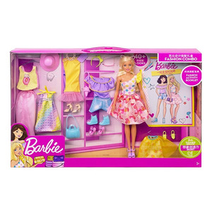 Exquisite Dolls toy cardboard paper packaging boxes with clear window custom gift box