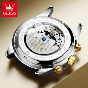 Top Brand 6688 Fashion Mens Watch Calendar <b>Automatic</b> Mechanical <b>Wristwatch</b> 30M Waterproof Luminous Watch for Man - Product Image 5
