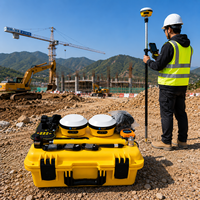 Collecteur GNSS RTK robuste Android pour l'arpentage, instrument de topographie avec fonction de repérage visuel, base et mobile GNSS RTK