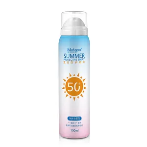 In stock sunblock spray tanning wholesale manufacturer 150ml skin care anti UV body whitening face sunscreen spray