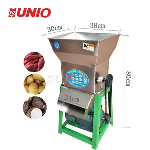 Electric sweet potato cassava Taro wet thresher grinder